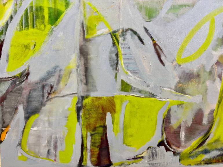 Original Abstract Expressionism Abstract Painting by Mila Mayall