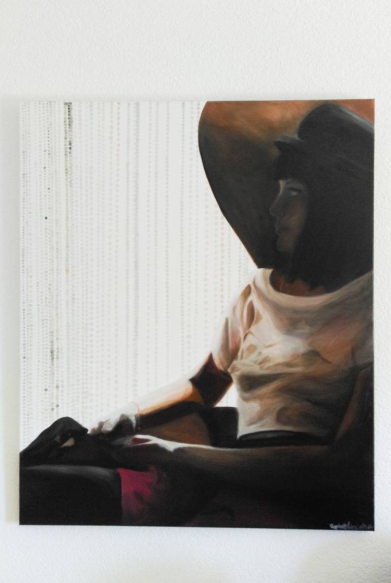 Original Documentary People Painting by Raphaela Wespe