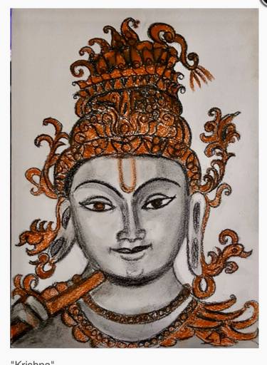 Original Figurative Portrait Drawings by Gomathi Shiva