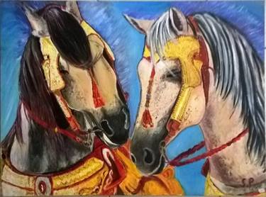 Original Figurative Animal Paintings by Gomathi Shiva