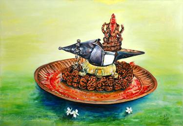 Print of Fine Art Religion Paintings by Gomathi Shiva