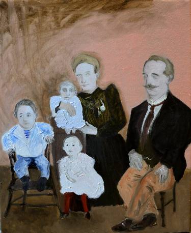 Print of Fine Art Family Paintings by Vladimir Soloviev