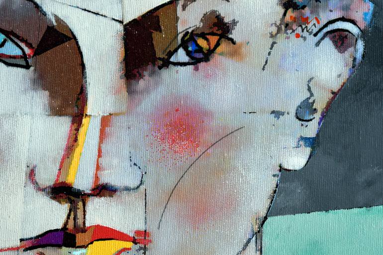 Original Expressionism People Painting by Domenico Antonio Frassineti