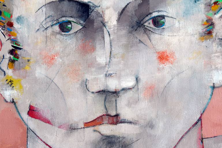 Original Expressionism People Painting by Domenico Antonio Frassineti