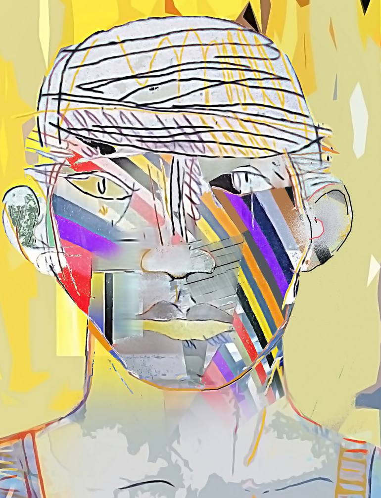 Original Expressionism Portrait Digital by Domenico Antonio Frassineti