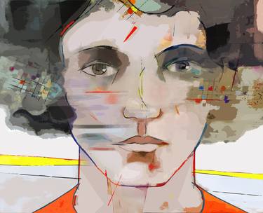 Print of Expressionism Portrait Digital by Domenico Antonio Frassineti