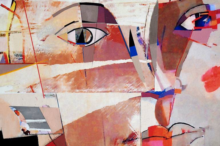 Original Expressionism People Painting by Domenico Antonio Frassineti