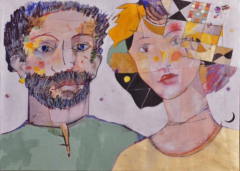 Print of Contemporary Love Paintings by Domenico Antonio Frassineti