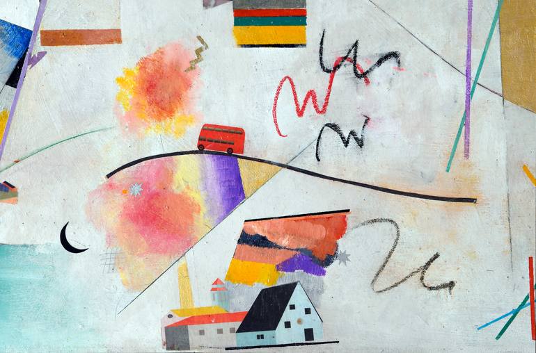 Original Contemporary Landscape Painting by Domenico Antonio Frassineti