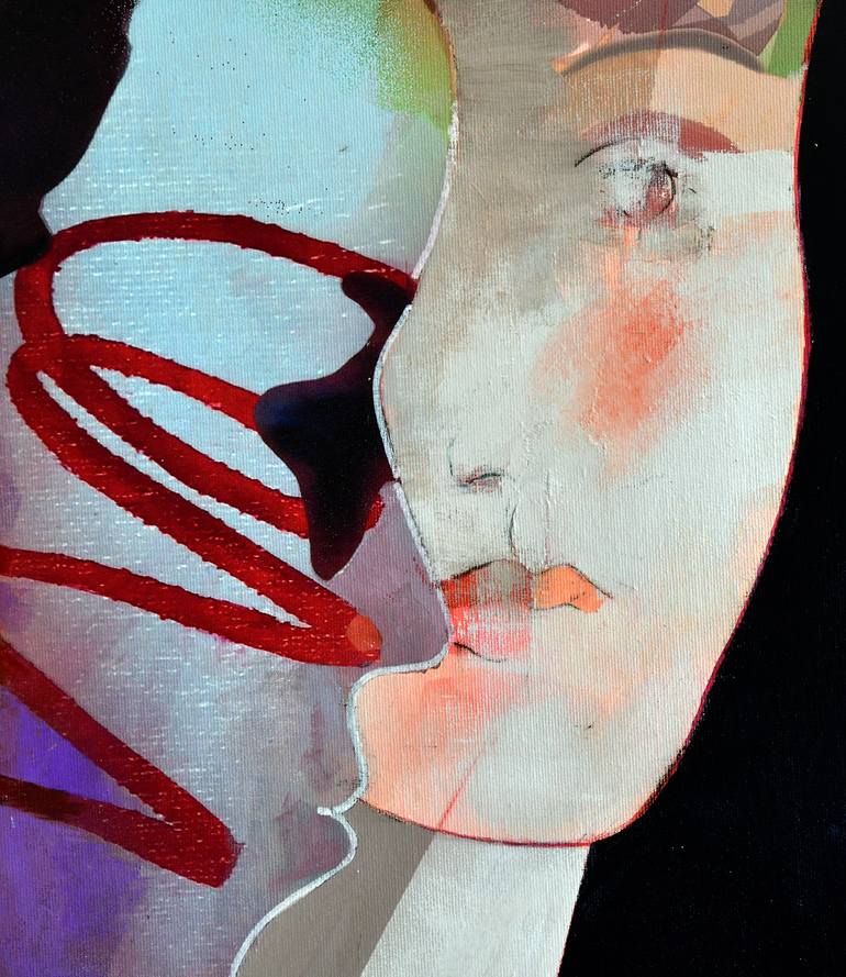 Original Contemporary Women Painting by Domenico Antonio Frassineti