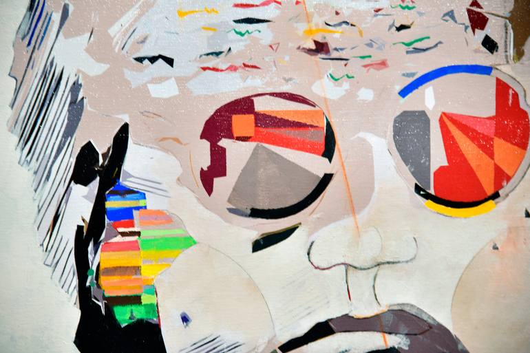 Original Expressionism Pop Culture/Celebrity Painting by Domenico Antonio Frassineti