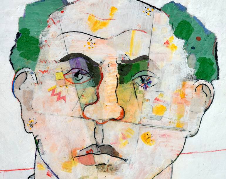 Original Expressionism People Painting by Domenico Antonio Frassineti