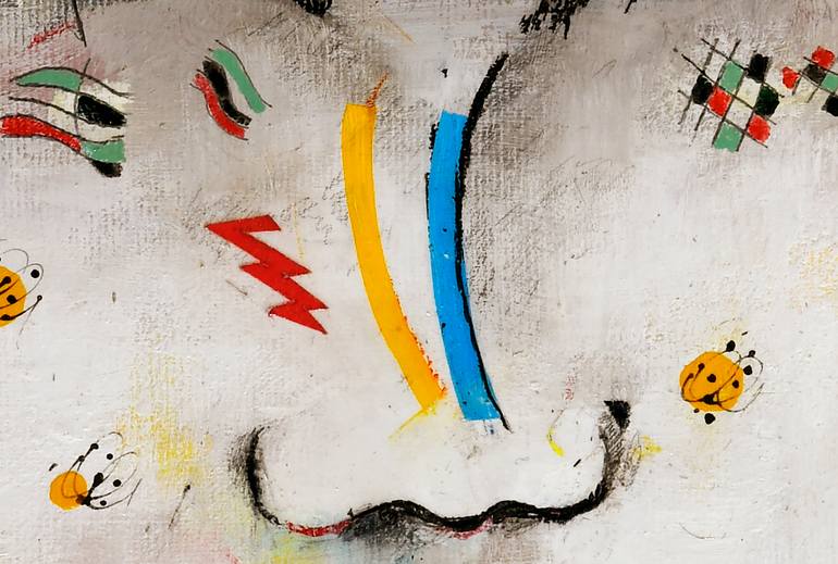 Original Expressionism People Painting by Domenico Antonio Frassineti