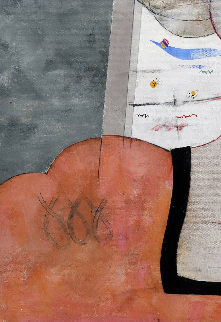 Original Expressionism People Painting by Domenico Antonio Frassineti