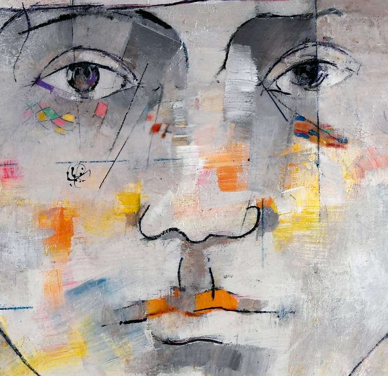 Original Expressionism People Painting by Domenico Antonio Frassineti