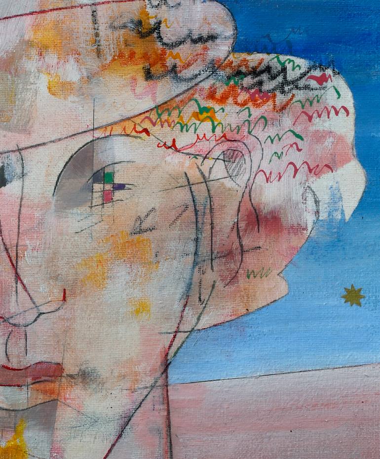 Original Expressionism People Painting by Domenico Antonio Frassineti