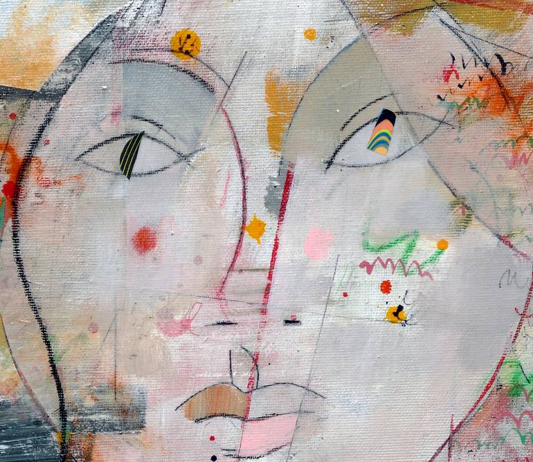 Original Expressionism People Painting by Domenico Antonio Frassineti