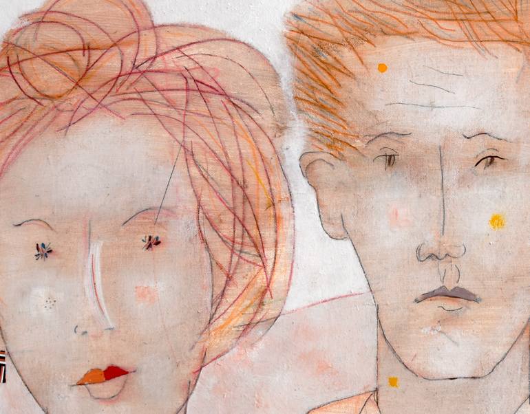 Original Portraiture People Painting by Domenico Antonio Frassineti