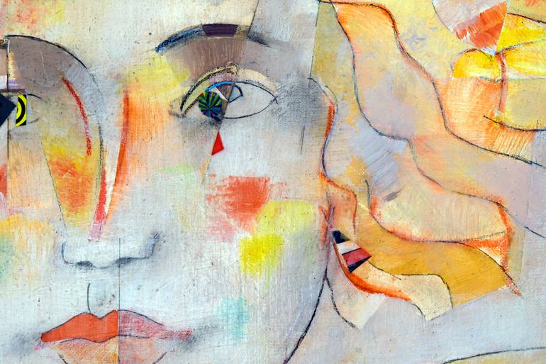 Original Expressionism People Painting by Domenico Antonio Frassineti