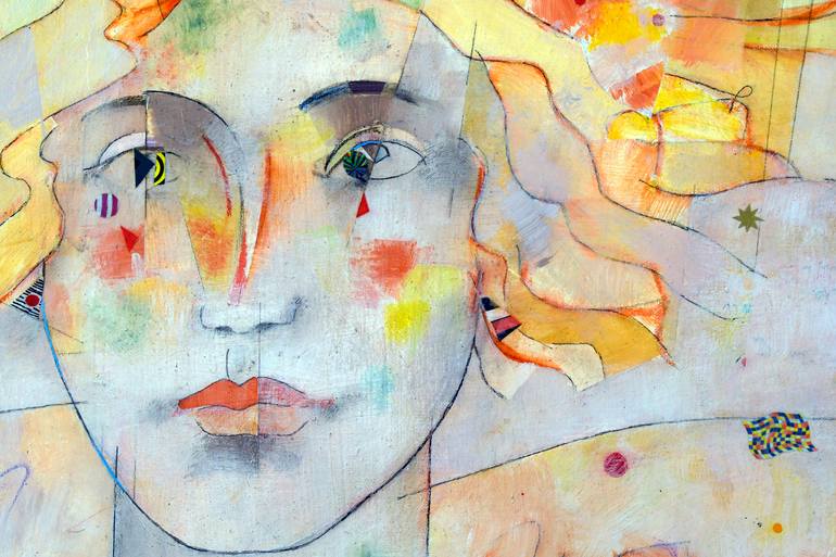 Original Expressionism People Painting by Domenico Antonio Frassineti