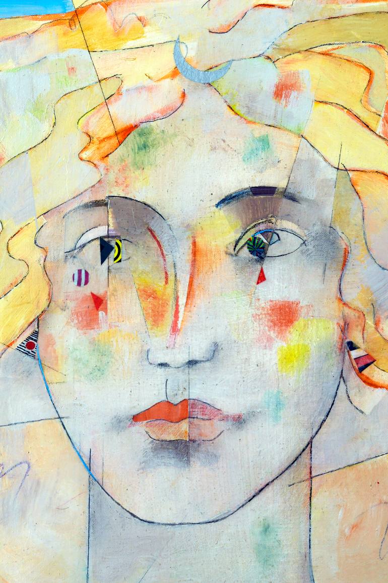 Original Expressionism People Painting by Domenico Antonio Frassineti
