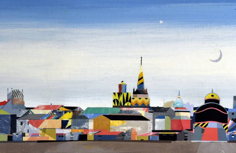 Original Figurative Landscape Painting by Domenico Antonio Frassineti