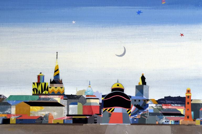 Original Figurative Landscape Painting by Domenico Antonio Frassineti
