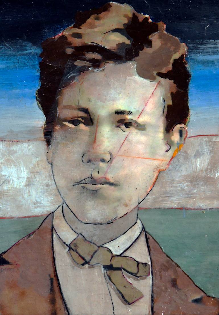 Original Expressionism People Painting by Domenico Antonio Frassineti