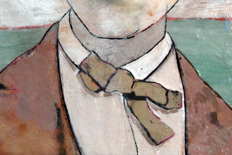 Original Expressionism People Painting by Domenico Antonio Frassineti
