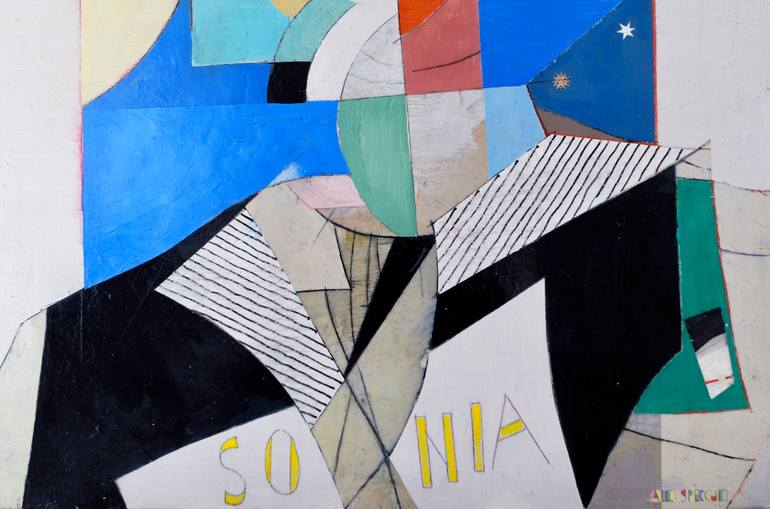 Original Expressionism People Painting by Domenico Antonio Frassineti