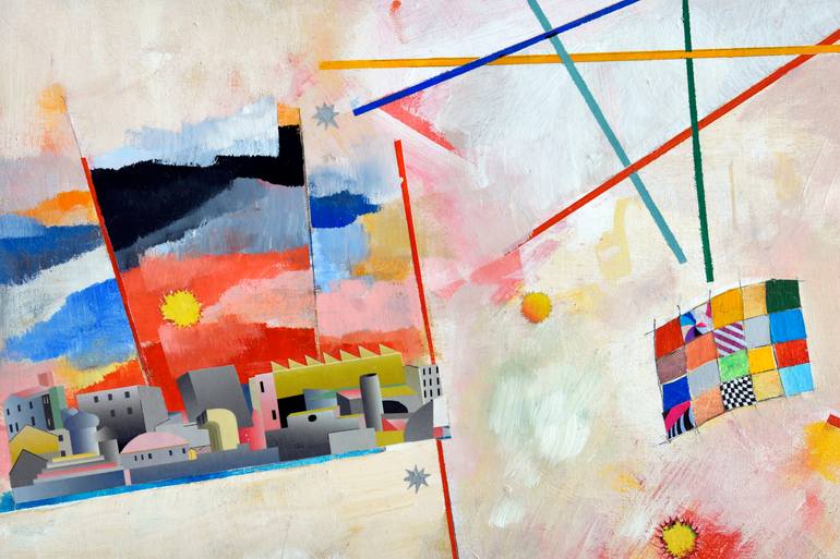 Original Expressionism Landscape Painting by Domenico Antonio Frassineti