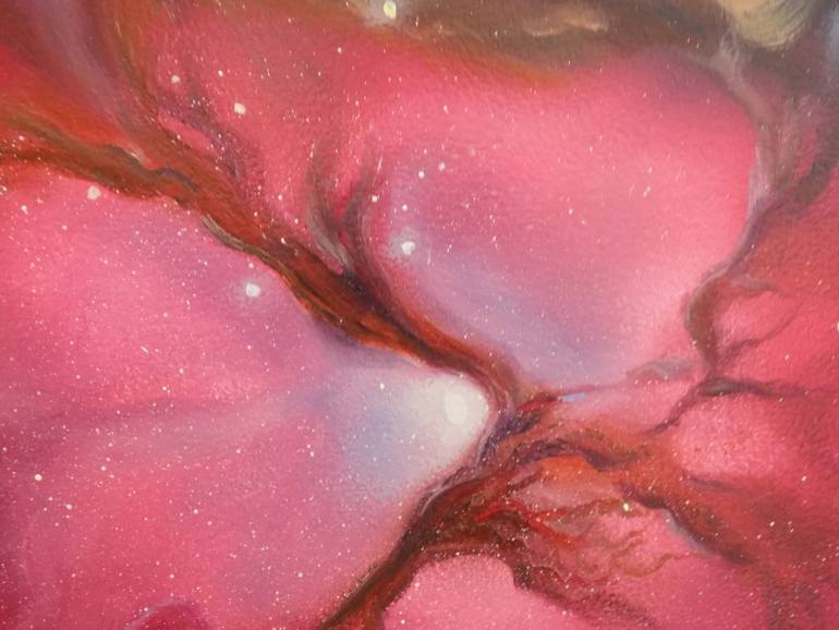 Original Abstract Outer Space Painting by Olga Timms