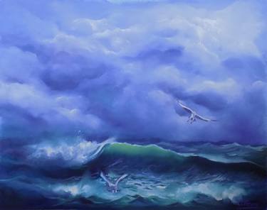 Original Seascape Paintings by Olga Timms