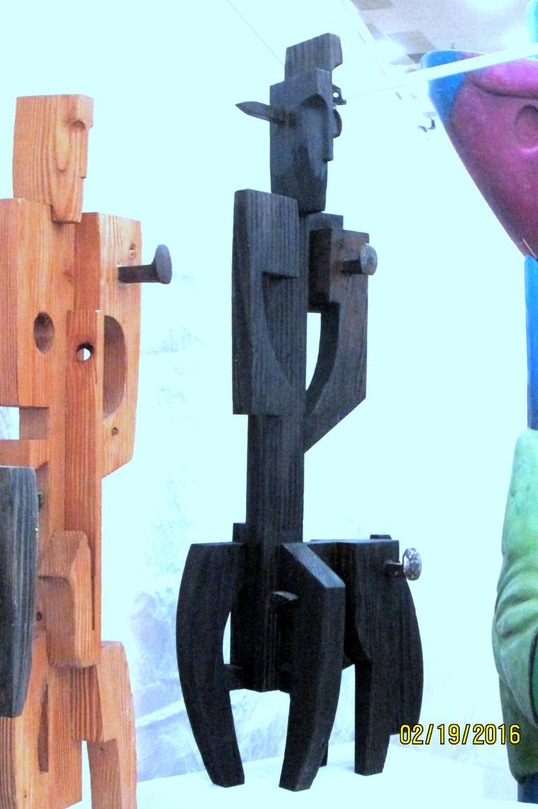 Original Figurative Abstract Sculpture by SIMON KAPLAN