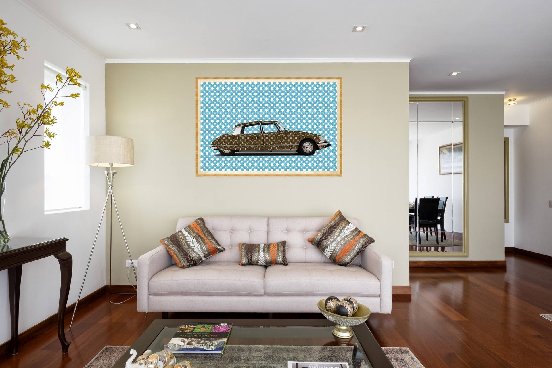 Citroen DS Louis Vuitton - Limited Edition by Marco Simola, Mixed media