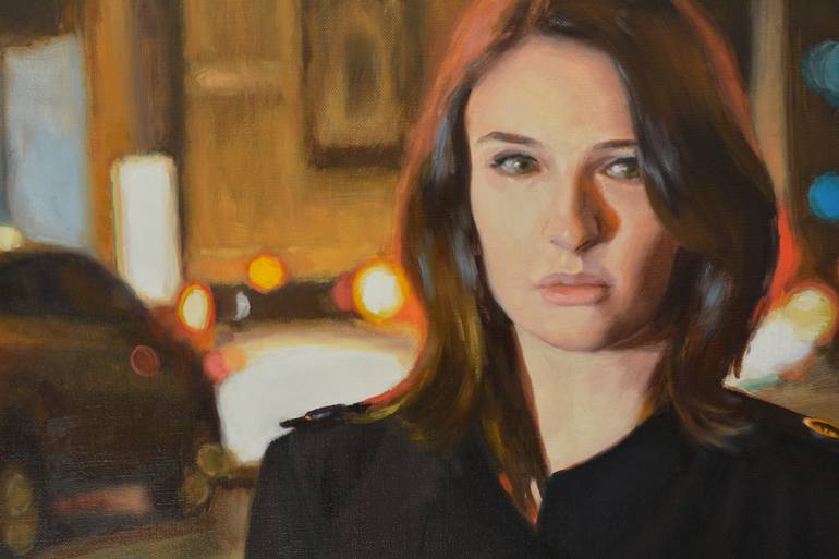 Original Fine Art Portrait Painting by Richard Mauro