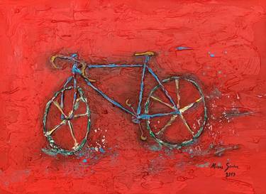 Print of Bicycle Paintings by Marcos Sánchez