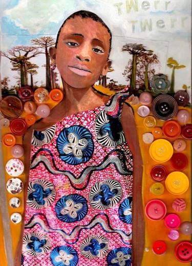 Original Children Collage by Lyndsay Heldsinger