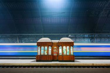 Print of Abstract Expressionism Train Photography by maxim khytra