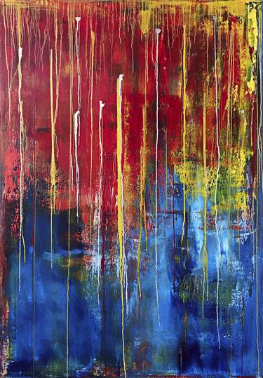 Original Abstract Expressionism Abstract Painting by Marco Domeniconi