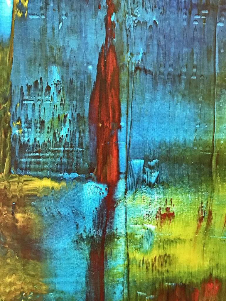 Original Abstract Expressionism Abstract Painting by Marco Domeniconi