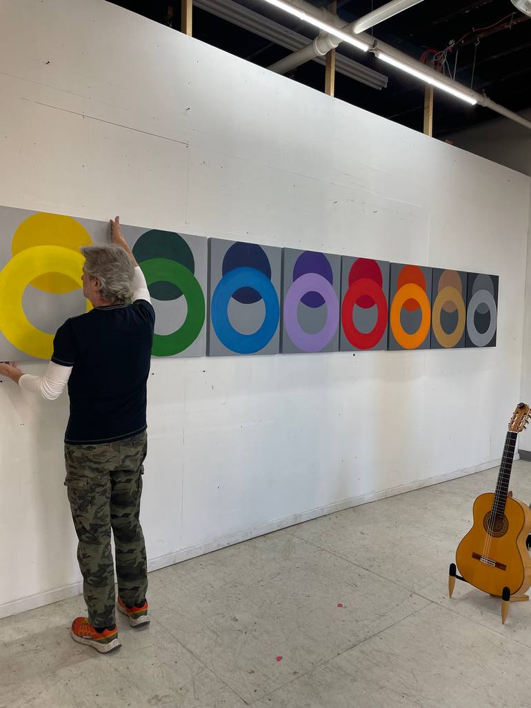 Original Conceptual Abstract Painting by Marco Domeniconi