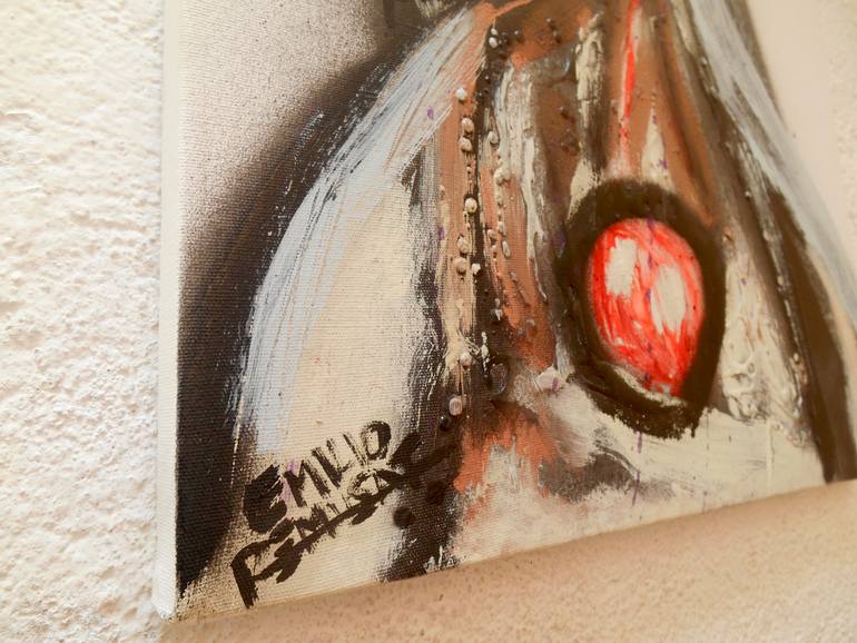 Original Abstract Expressionism Abstract Painting by Emilio Remusat