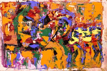 Print of Abstract Expressionism People Paintings by Salvador Canalla