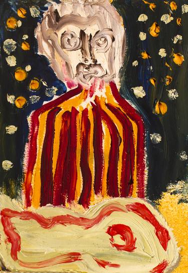 Print of Abstract Expressionism Portrait Paintings by Salvador Canalla