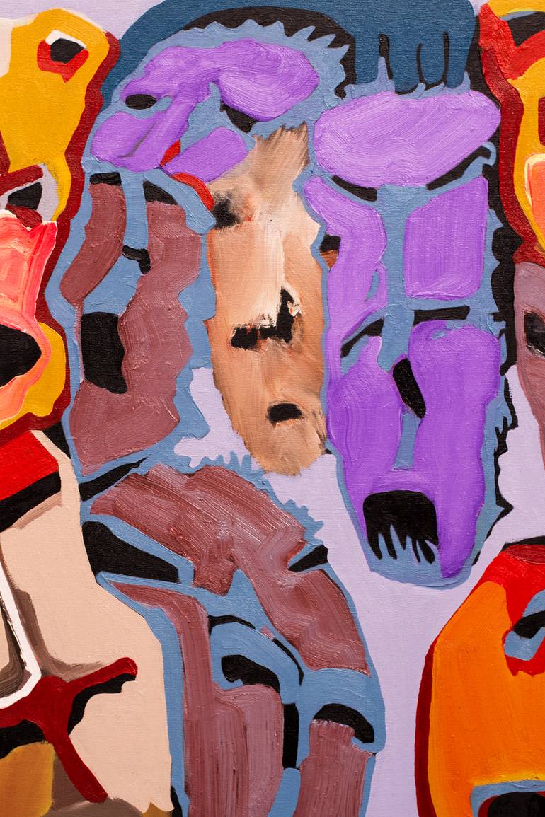 Original Abstract Expressionism Abstract Painting by Salvador Canalla