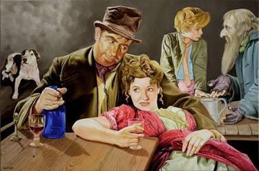 Print of Figurative Cinema Paintings by Stephen Pannell