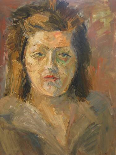 Print of Expressionism Portrait Paintings by Diana Raycheva