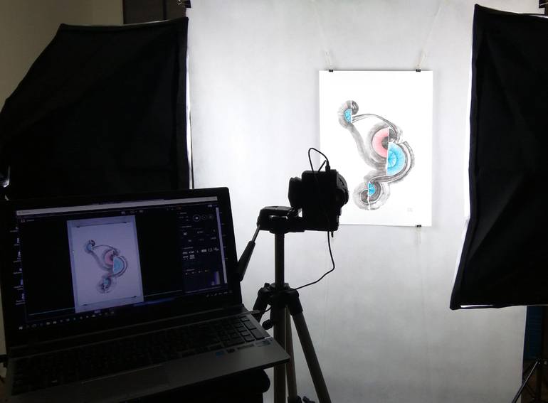 Original Abstract Drawing by Eryk Giermak