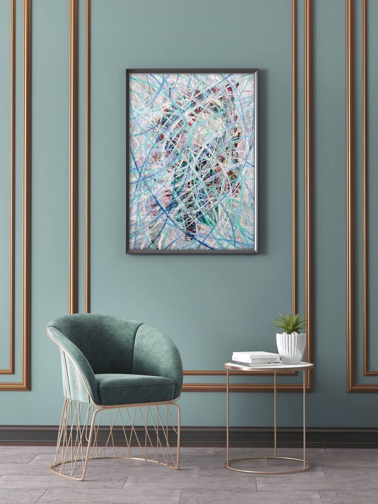 Original Abstract Expressionism Abstract Painting by Eryk Giermak